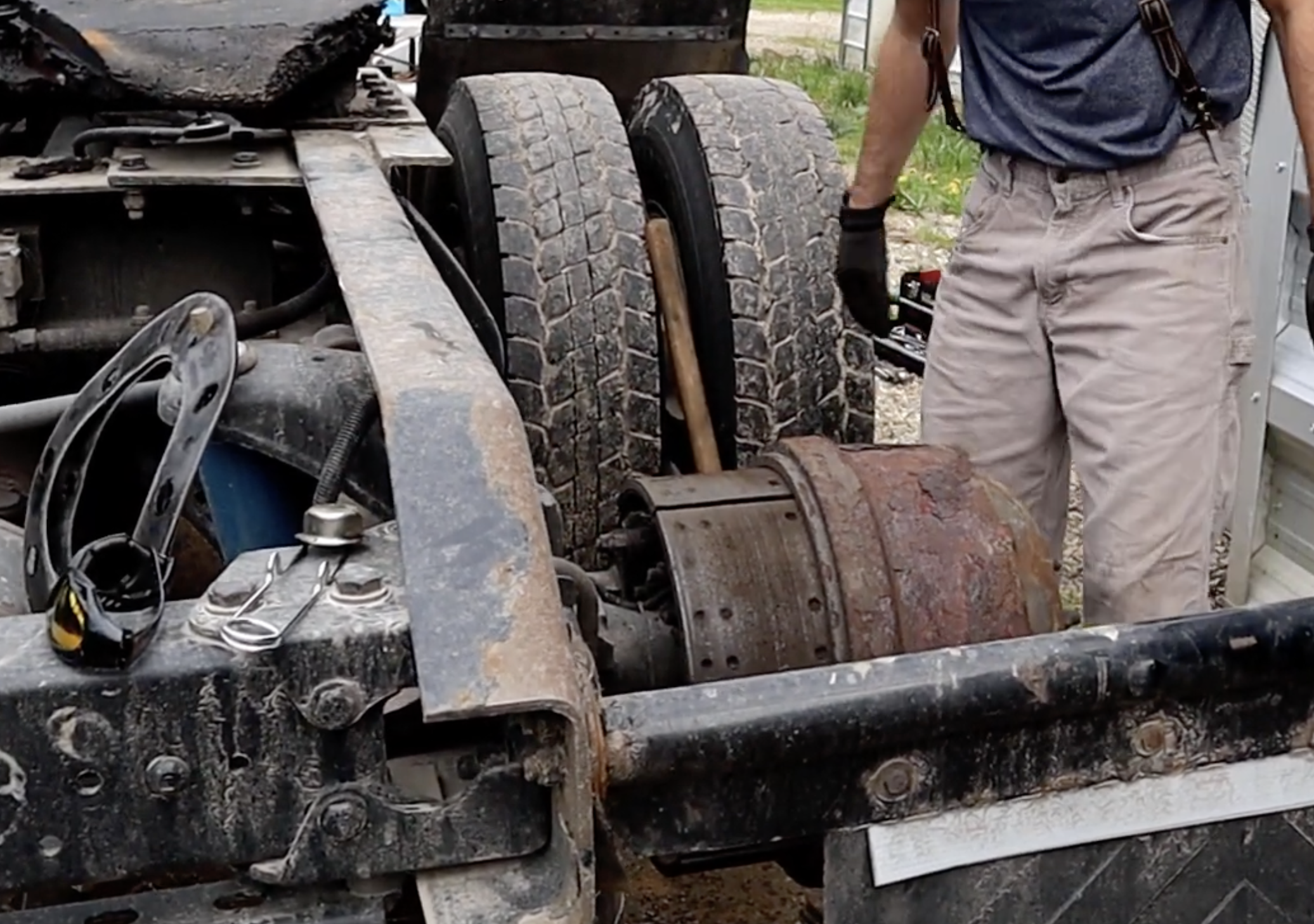 this image shows suspension repair in Frisco, TX